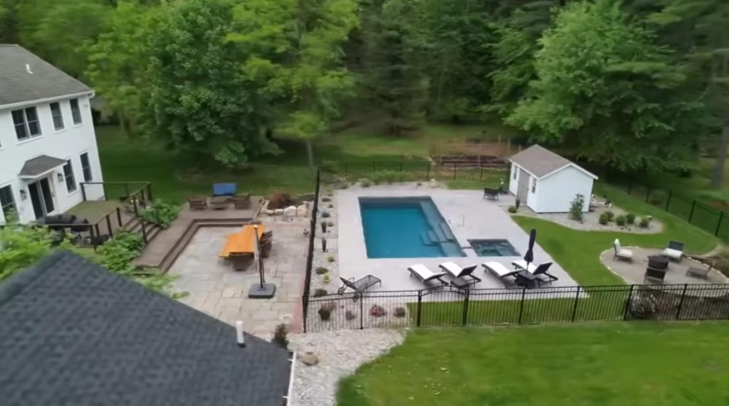 Fiberglass pool installation in Washington Crossing, PA