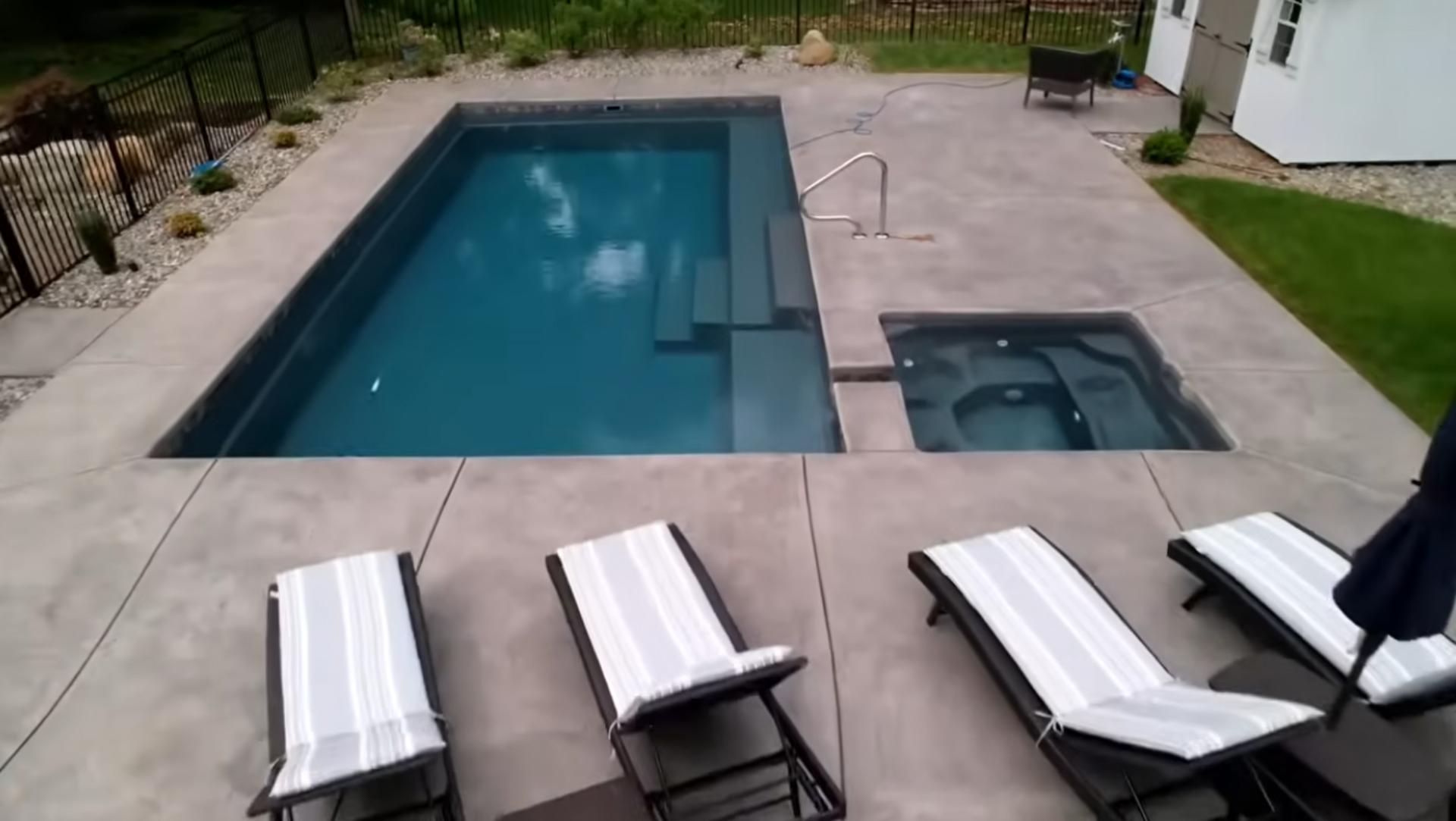 Fiberglass pool installation in Washington Crossing, PA