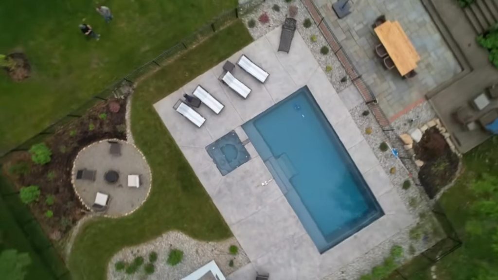 Fiberglass pool installation in Washington Crossing, PA