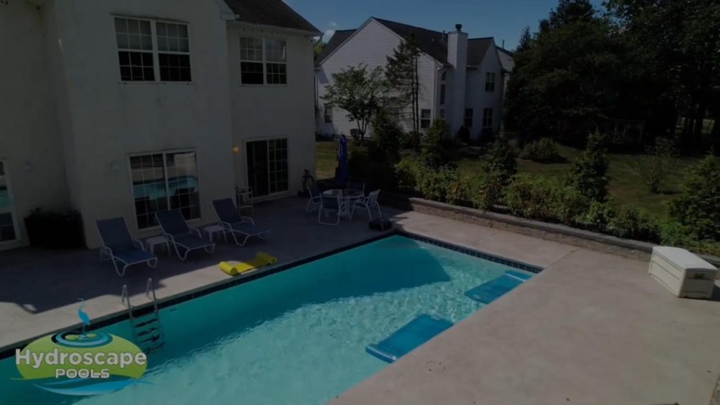 Pool renovation in New Hope, PA by Hydroscape Pools