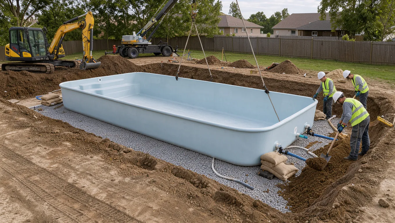 Fiberglass Pools: Why Installation Takes Days, Not Weeks